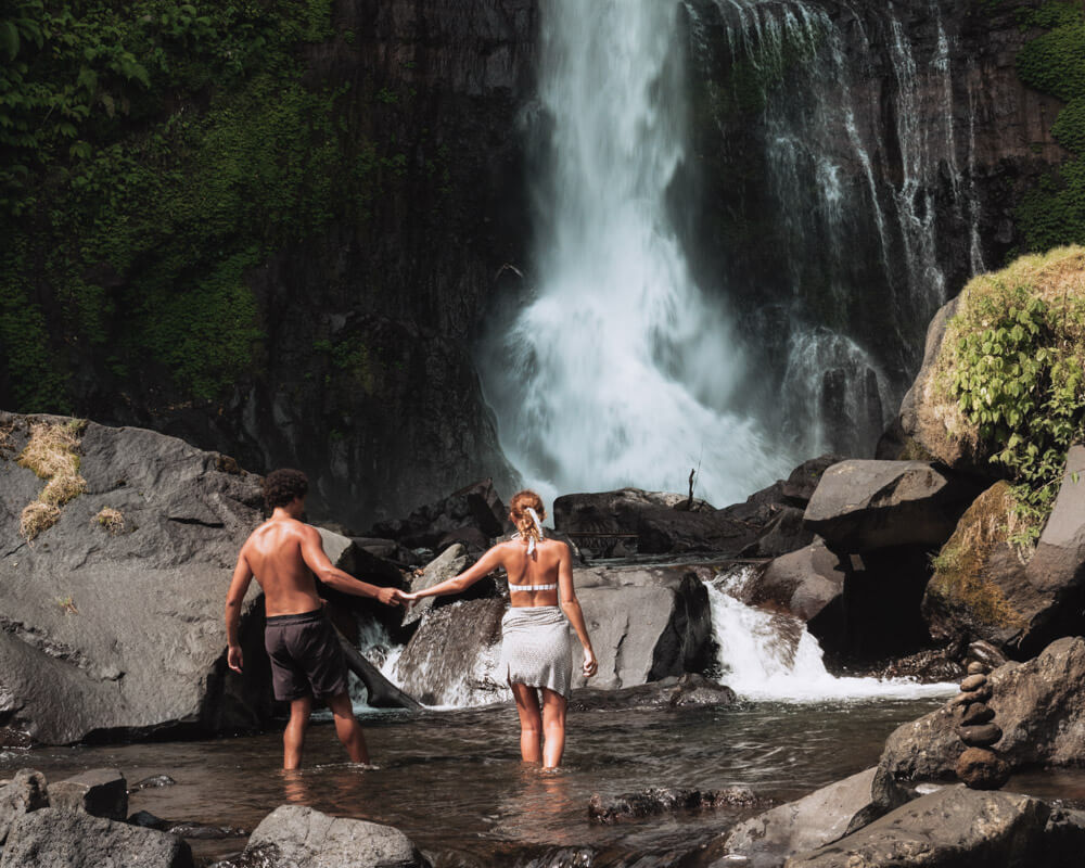 bottom gitgit waterfall